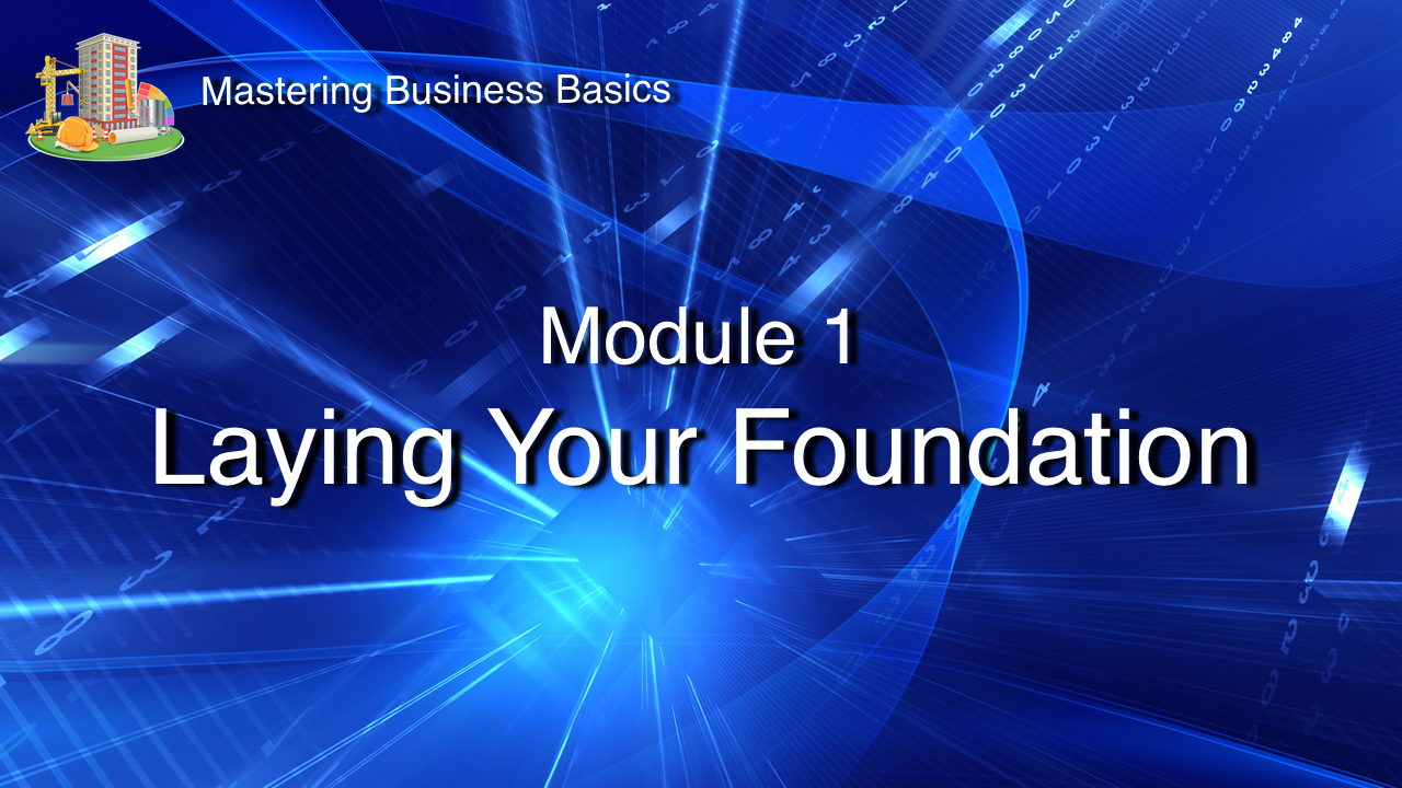 Laying Your Foundation
